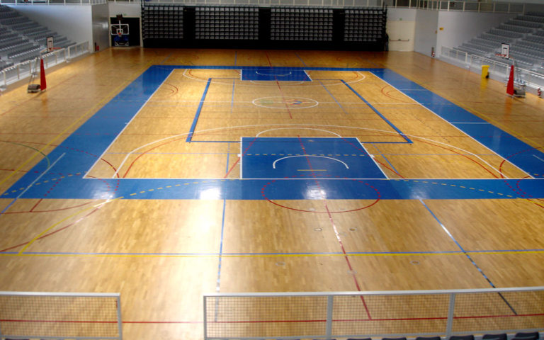 Pista multideporte en madera