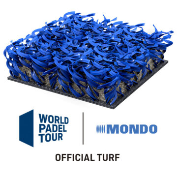 Césped artificial Supercourt azul. WPT World Padel Tour
