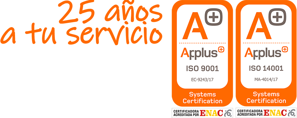 ISO 9001. ISO 14001. ENAC.