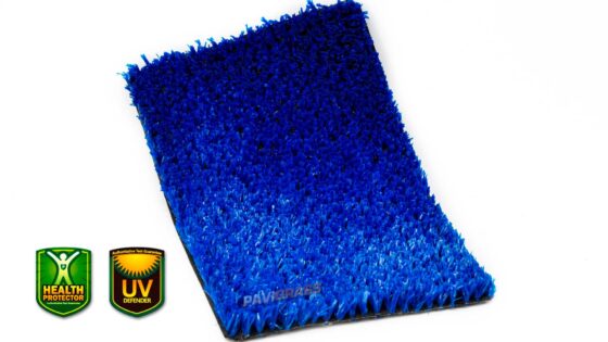 Césped artificial padel SUPER-TIE-BLUE